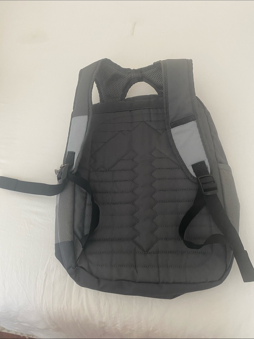 Men's Gray Pixel-Pattern Backpack - Picture 2 of 5